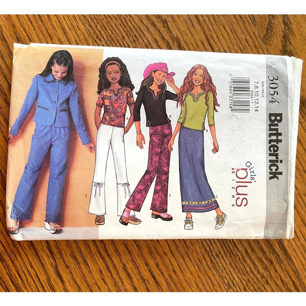 Vintage Y2K Butterick 3054 Sewing Pattern Womens WHOLE WARDROBE XXS-S COMPLETE